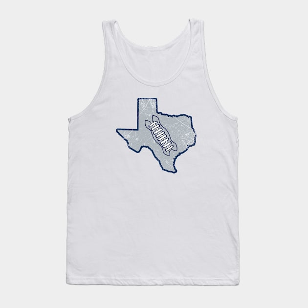 Texas Football, Retro - White Tank Top by KFig21